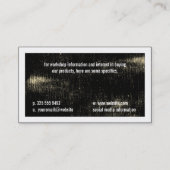 Carte De Visite Vintage | Bordure (blanche) (Dos)