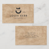 Carte de visite vintage Carpenter Carpenter (Devant / Derrière)