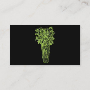 Carte De Visite Vintage Celery Stalk Légumes Cadeau Celery Jus L