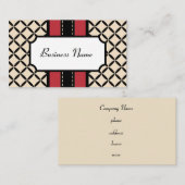 Carte de visite vintage Cream (Devant / Derrière)