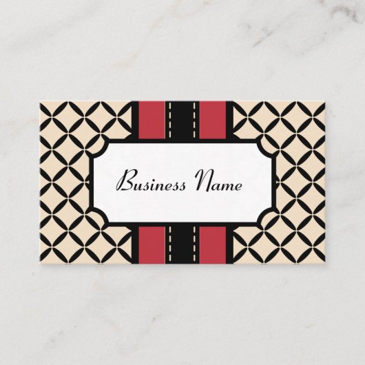 Carte de visite vintage Cream (Devant)