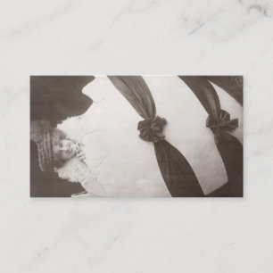 Carte De Visite Vintage Dame aux oeufs de Pâques