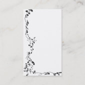 Carte de visite vintage de babysitter d'enfant de (Dos)