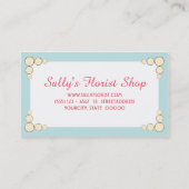 Carte de visite vintage de bicyclette (Dos)