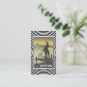 Carte de visite vintage de bicyclette (Debout devant)