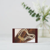 Carte de visite vintage de bijoux (Debout devant)