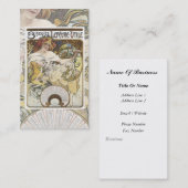 Carte de visite vintage de biscuits (Devant / Derrière)