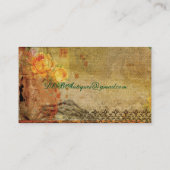 Carte de visite vintage de brocanteur (Dos)