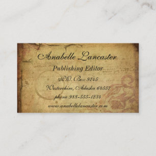 Carte de visite vintage de carte postale