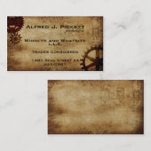 Carte de visite vintage de dents de Steampunk (Devant / Derrière)