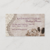 Carte de visite vintage de lustre (Dos)