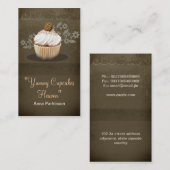 carte de visite vintage de petits gâteaux (Devant / Derrière)