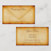 Carte de visite vintage de style (Devant / Derrière)