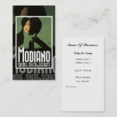 Carte de visite Vintage de tabac (Devant / Derrière)