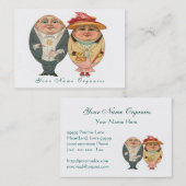 Carte de visite vintage drôle - client personnel (Devant / Derrière)