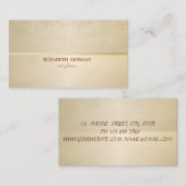 Carte De Visite Vintage Élégant, Chic, Floral (Devant / Derrière)