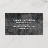 Carte De Visite Vintage en béton (Dos)