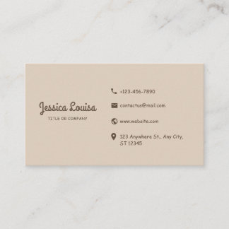 Carte De Visite Vintage et bois