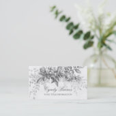 Carte de visite vintage Floral Spray (Debout devant)