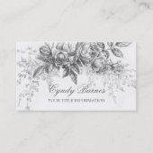 Carte de visite vintage Floral Spray (Devant)