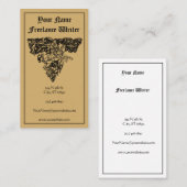 Carte De Visite Vintage Freelancer Médiéval Knight Modèle (Devant / Derrière)