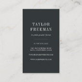 Carte De Visite Vintage Hen | Ferme (Dos)