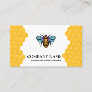 Carte De Visite Vintage Honeypeb Bee Bee Keeper Honey Apairist Bus