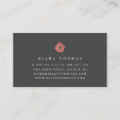 Carte De Visite Vintage insulaire (Dos)