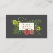 Carte De Visite Vintage insulaire (Devant)