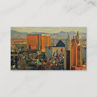Carte De Visite Vintage Las Vegas Skyline