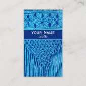 carte de visite vintage Macramé no3 (Devant)