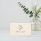 Carte de visite vintage | meilleure maman ever | m (Debout devant)
