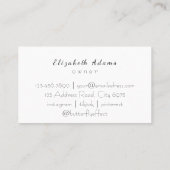 Carte de visite vintage | meilleure maman ever | m (Dos)