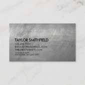 Carte De Visite Vintage métallique (Dos)