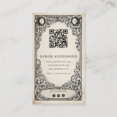 Carte De Visite Vintage Mystical Artisan Bakery  (Dos)