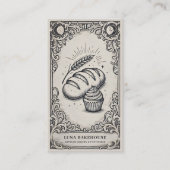 Carte De Visite Vintage Mystical Artisan Bakery  (Devant)