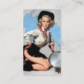 Carte De Visite Vintage Naughty Cook (Dos)