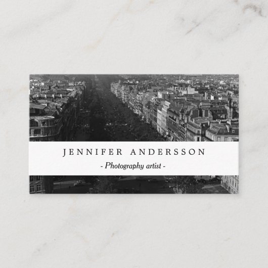 Carte De Visite Vintage Paris Champs-Elysées (Devant)