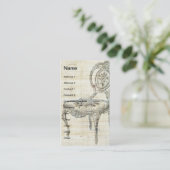 Carte De Visite Vintage président français Linen 2 (Debout devant)