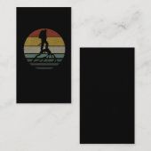 Carte De Visite Vintage randonnée des montagnes (Devant / Derrière)