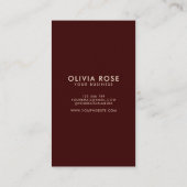 Carte De Visite Vintage rétro trié (Dos)