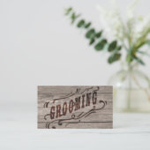 Carte De Visite Vintage rustique (Debout devant)