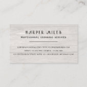 Carte De Visite Vintage rustique (Dos)