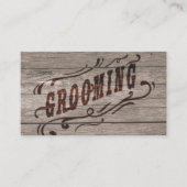 Carte De Visite Vintage rustique (Devant)