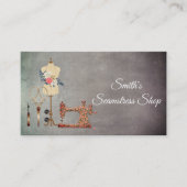 Carte De Visite Vintage Seamstress (Devant)