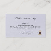 Carte De Visite Vintage Seamstress (Dos)