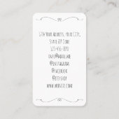 Carte De Visite Vintage Sewing Machine Handcrafted By (Dos)