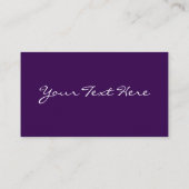 Carte De Visite Vintage Style Personalized (Dos)