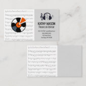 Carte De Visite Vinyl (Devant / Derrière)