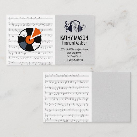 Carte De Visite Vinyl (Devant / Derrière)